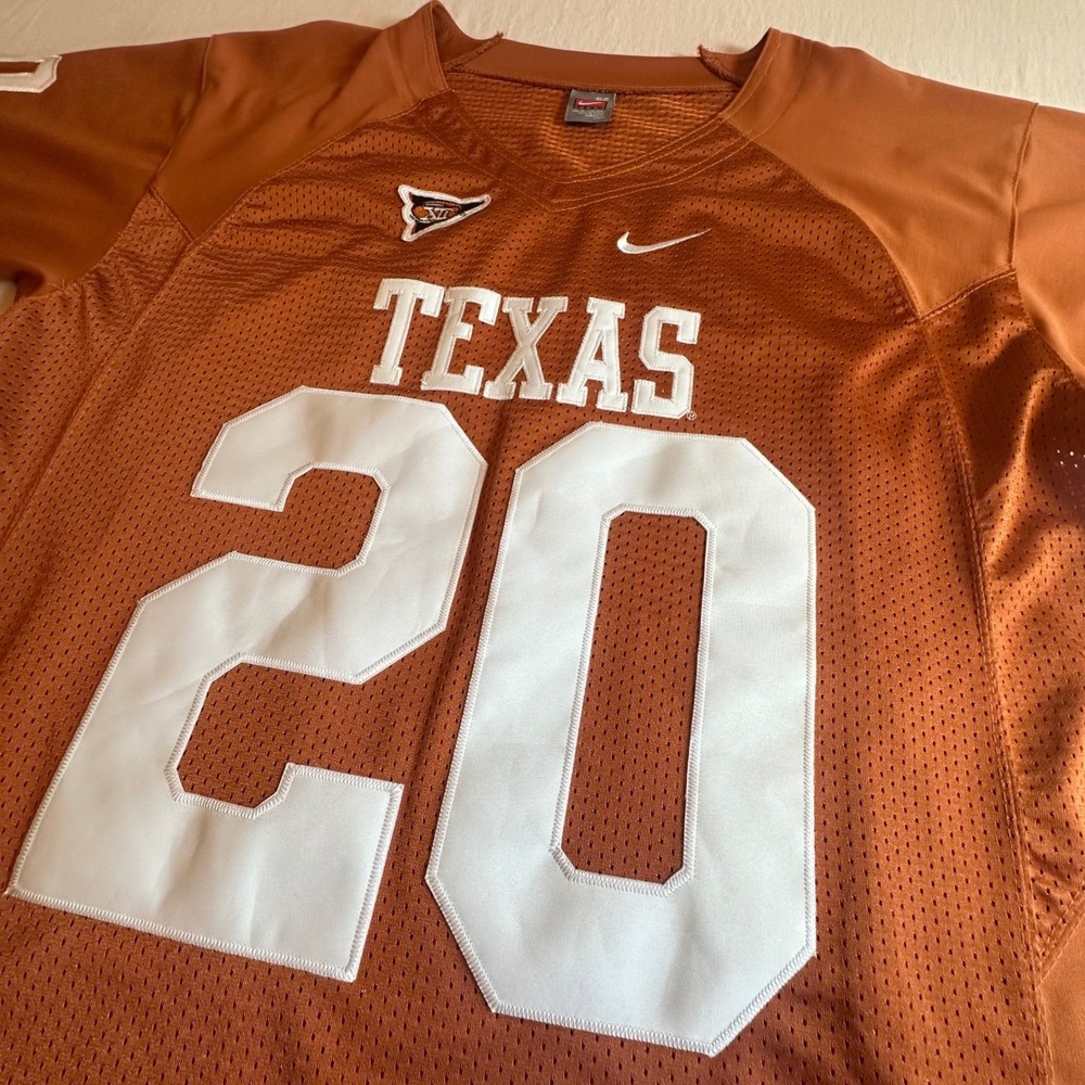 Vintage Nike Texas Longhorns Earl Campbell #20 NCAA College Football Jersey XL